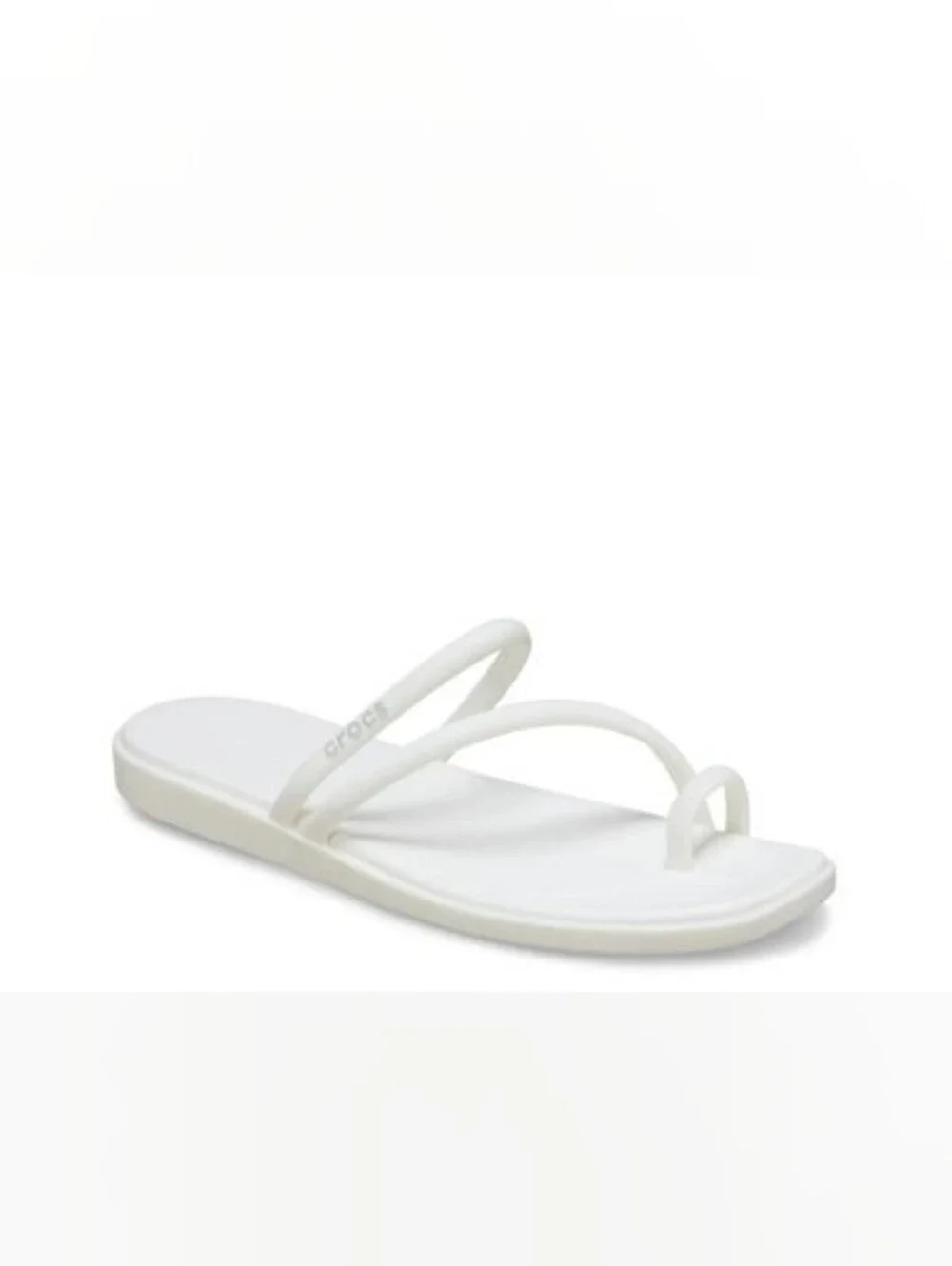 Crocs Chalk white Miami toe-loop sandals